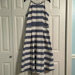 Women’s Size 12 Dress Blue & White Striped